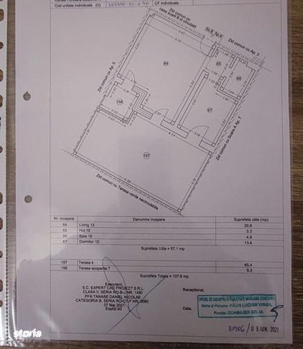 Tomis Park - Apartament cu 2 camere si Treasa/ 108 mp.-5