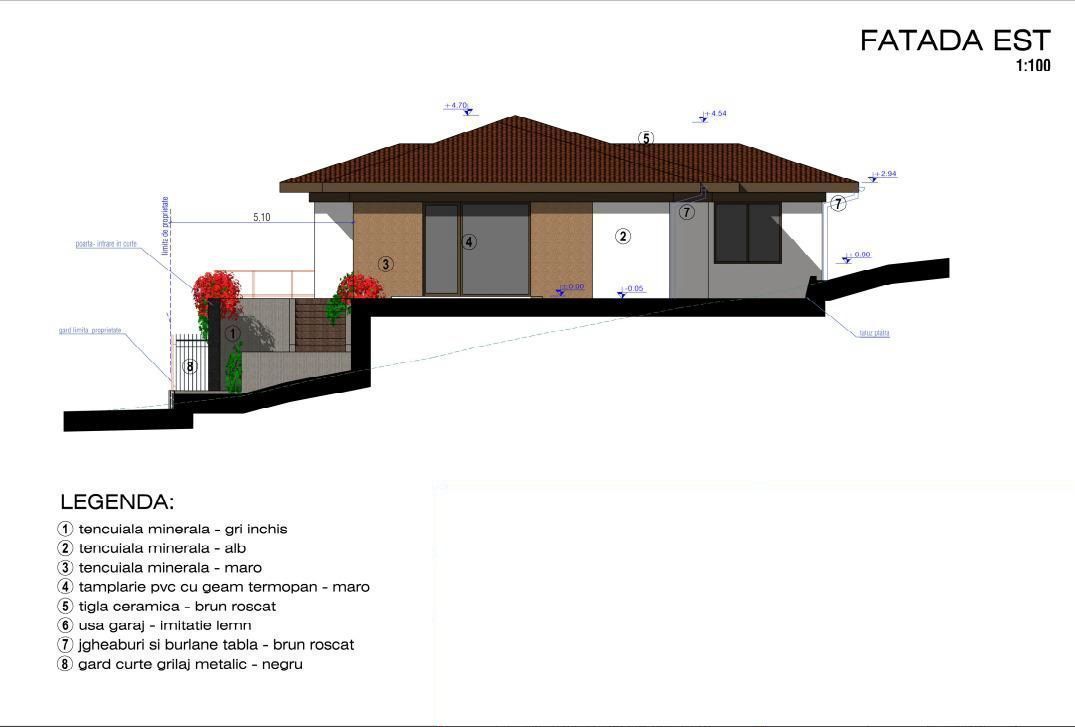 Casa pe un singur nivel  117 mp utili + garaj, 500 teren - Valea Seaca