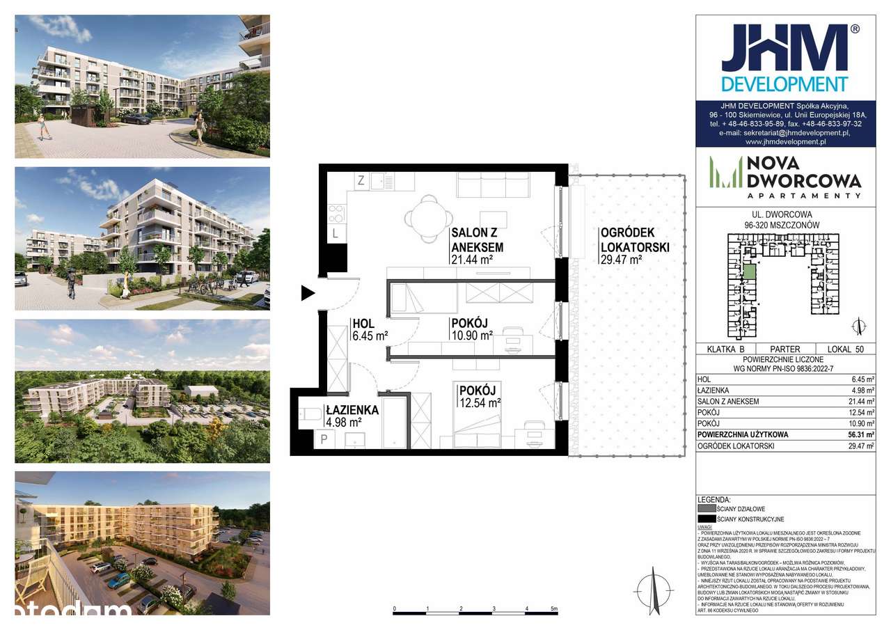 Nova Dworcowa | mieszkanie 3-pok. | B.0.50 - Pełny obrazek: 2/7