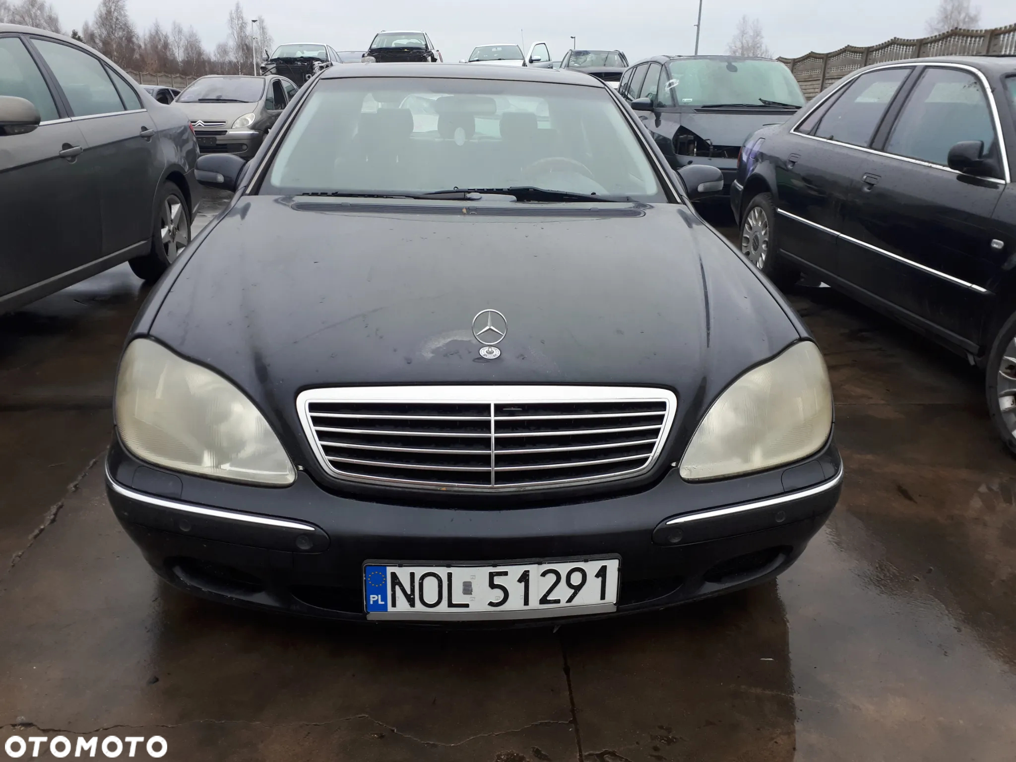 MERCEDES S KLASA W220 S500 MASKA PRZOD PRZEDNIA KOMPLETNA 025 - 2