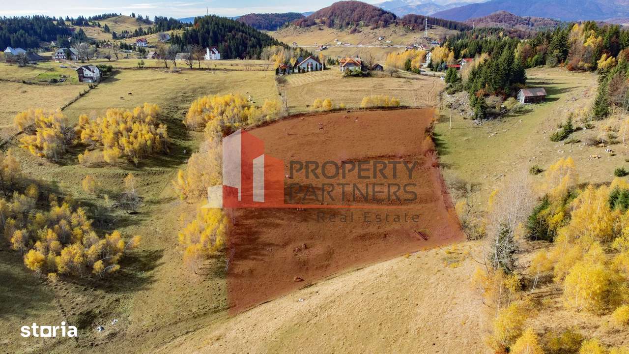 Teren cu PUZ aprobat Fundata / priveliste superba-2