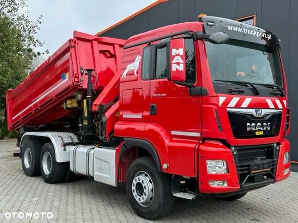 MAN TGS 26.510 6x4 EURO6 WYWROTKA TRÓJSTRONNA Z BORDMATIKIEM I HDS PALFINGER - 9