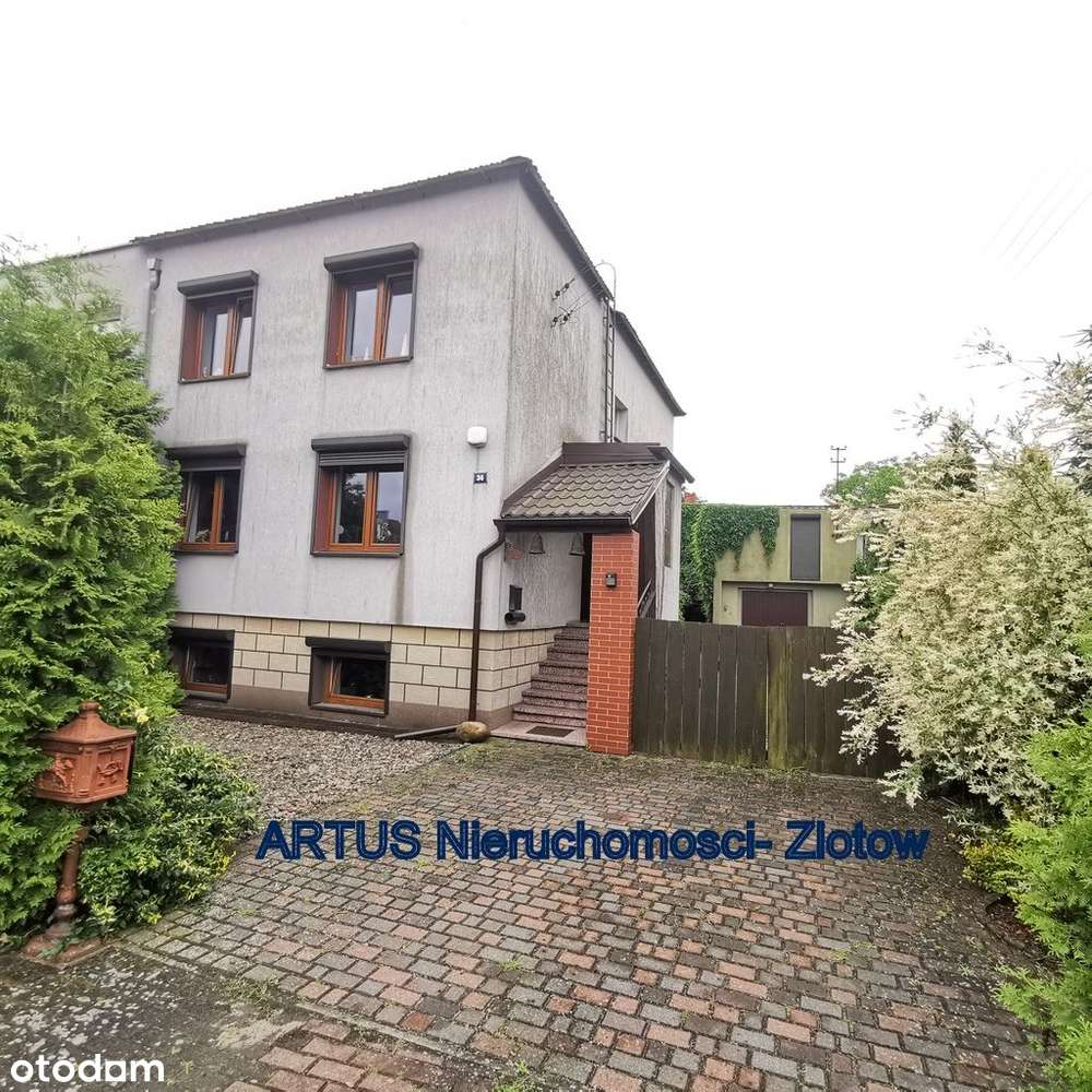 Dom z dużą piwnicą i garaż- Złotów