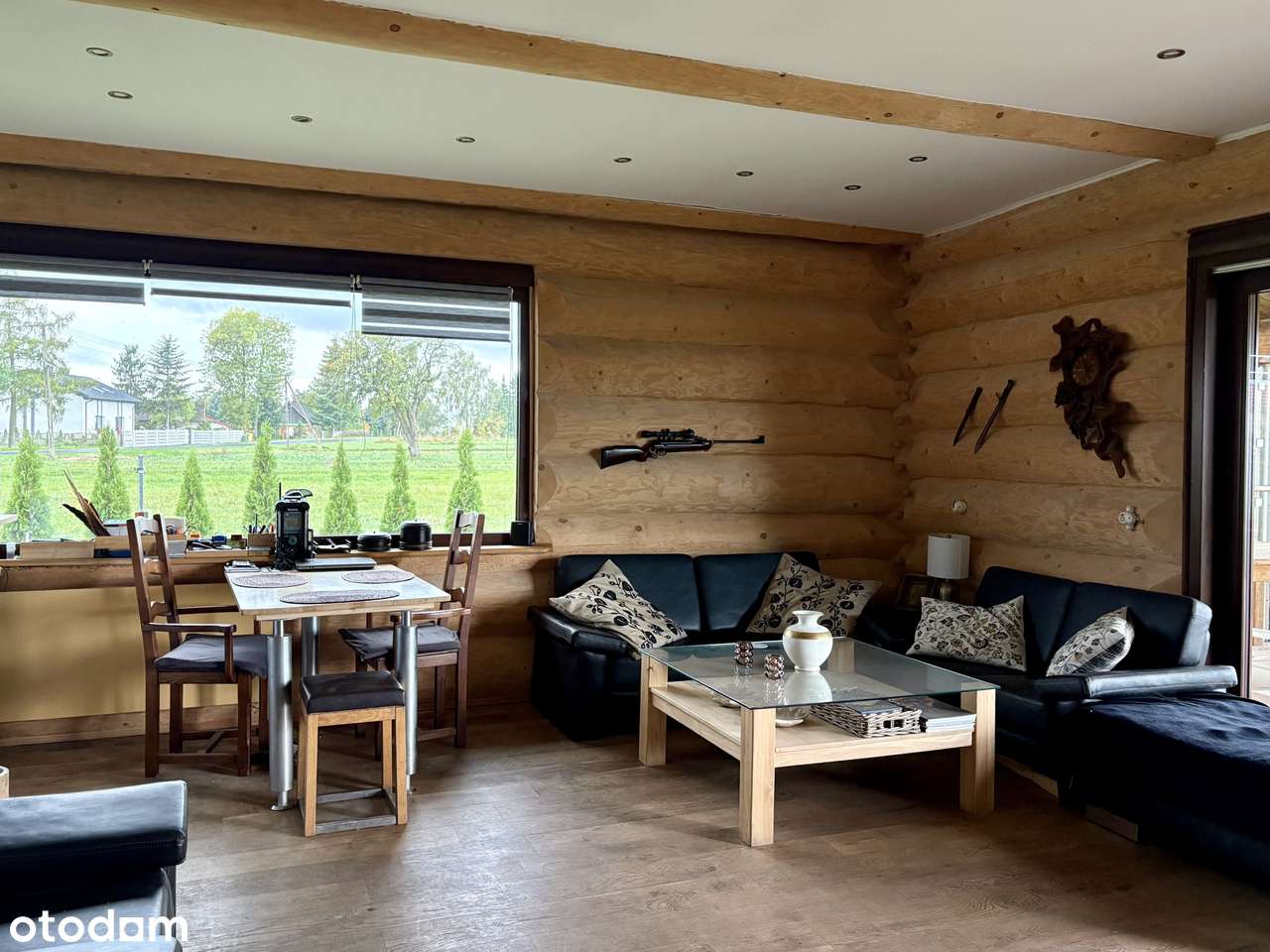 Dom z bali świerkowych | w cenie mieszkania | okazja-4