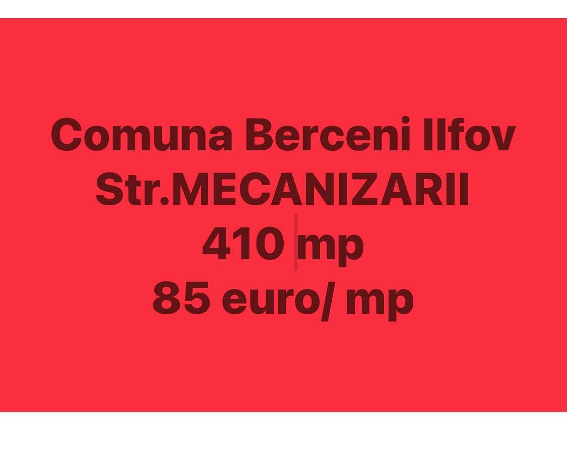 DE VANZARE TEREN STRADA MDCANIZARII Comuna Berceni Ilfov-0