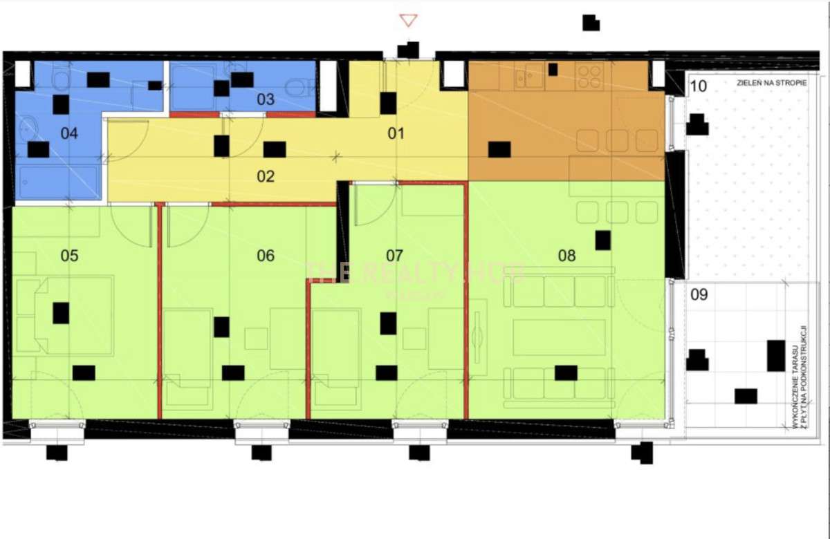 Przestronne mieszkanie 4-pokojowe z tarasem-4