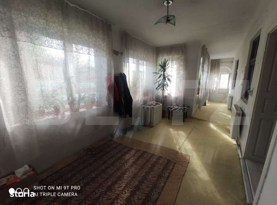 Casa 2 camere,124mp utili,teren imprejmuit 3500mp,piscina,comuna Matei - Imagine principală: 4/14