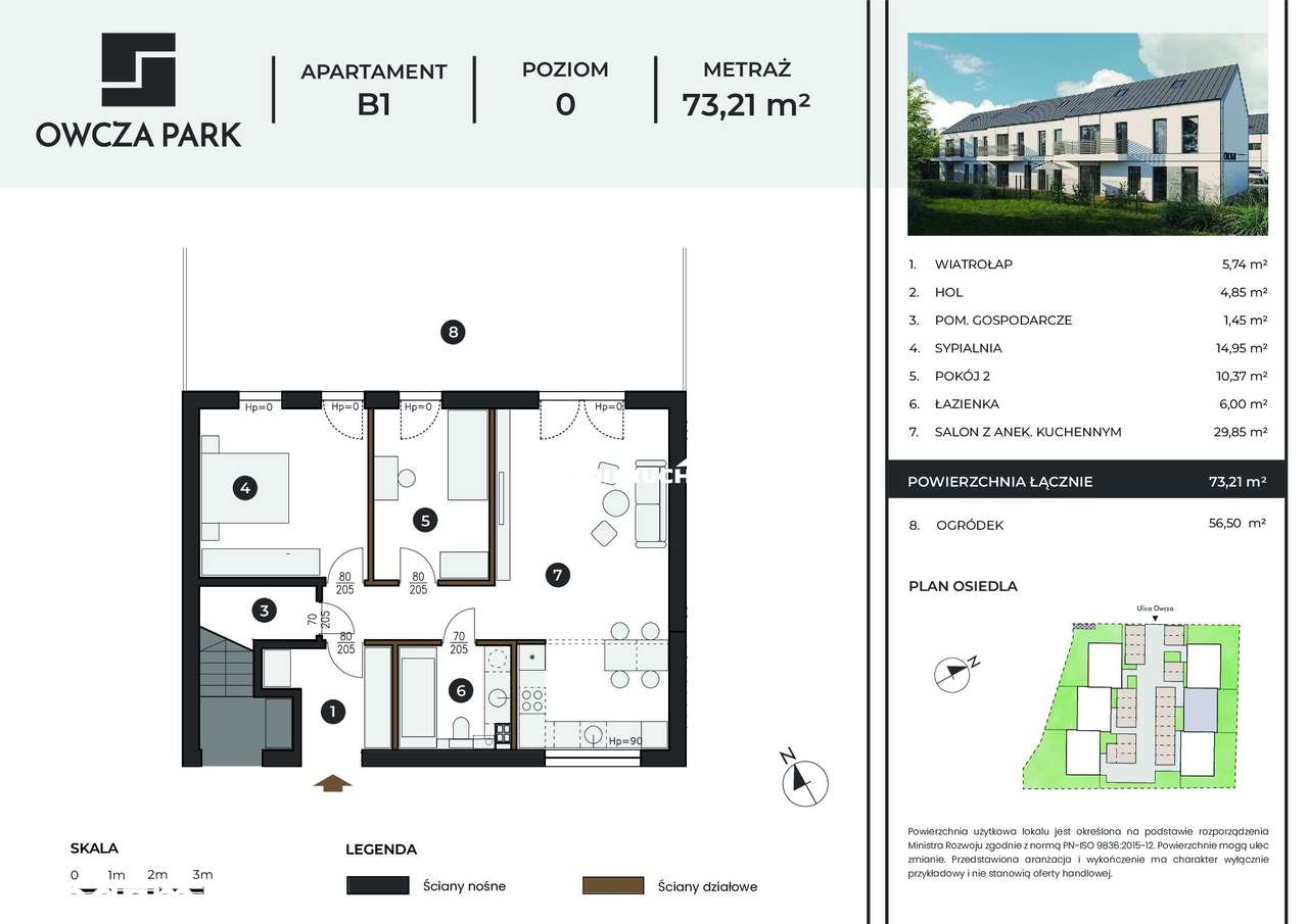 Nowe mieszkanie na parterze z działką - Kwidzyn-8
