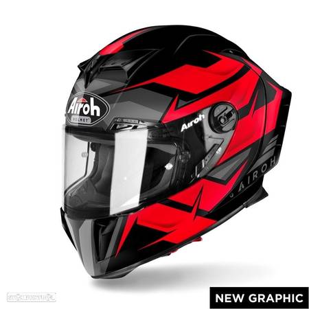 capacete gp550s wander vermelho matt airoh - 1