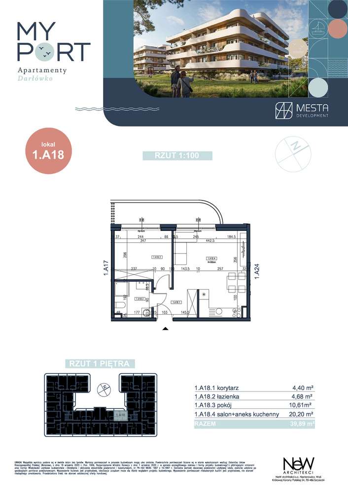 MyPort Apartamenty Darłówko - 1.A18