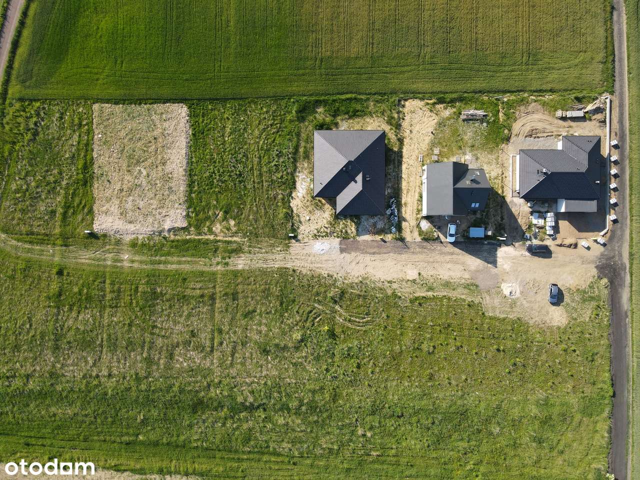 Działka budowlana, nowe domy wokół, MPZP, media, projekt - Pełny obrazek: 5/7