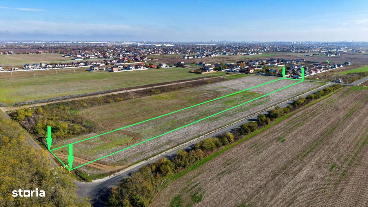 Dragomiresti Deal teren 6700 mp, padurea Ileana, utilitati, asfalt-2