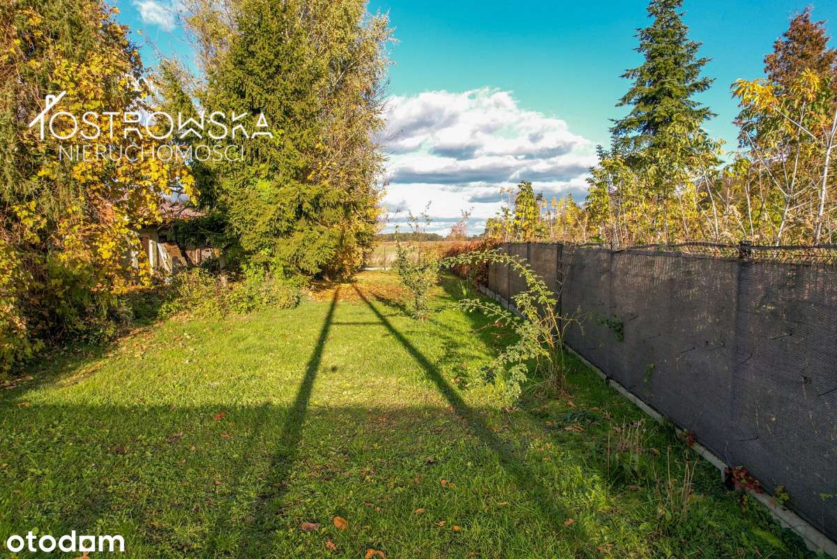 Mały zielony domek/domek gospodarczy/ duża działka-16