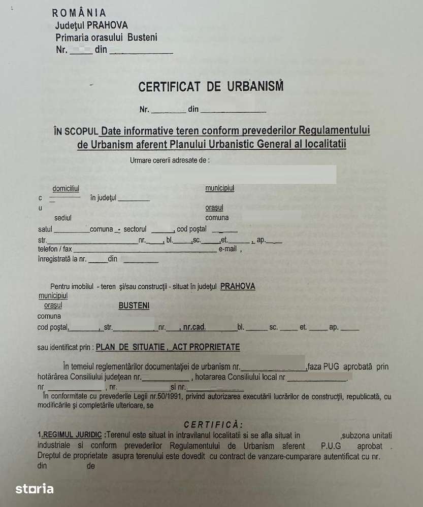 Vanzare teren intravilan 2944mp constructii ideal investitie Busteni-2