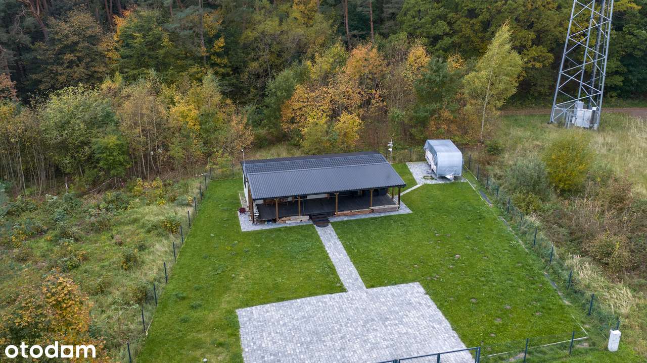 Pustkowo działka 750 mkw wraz z domkiem holenderskim-0