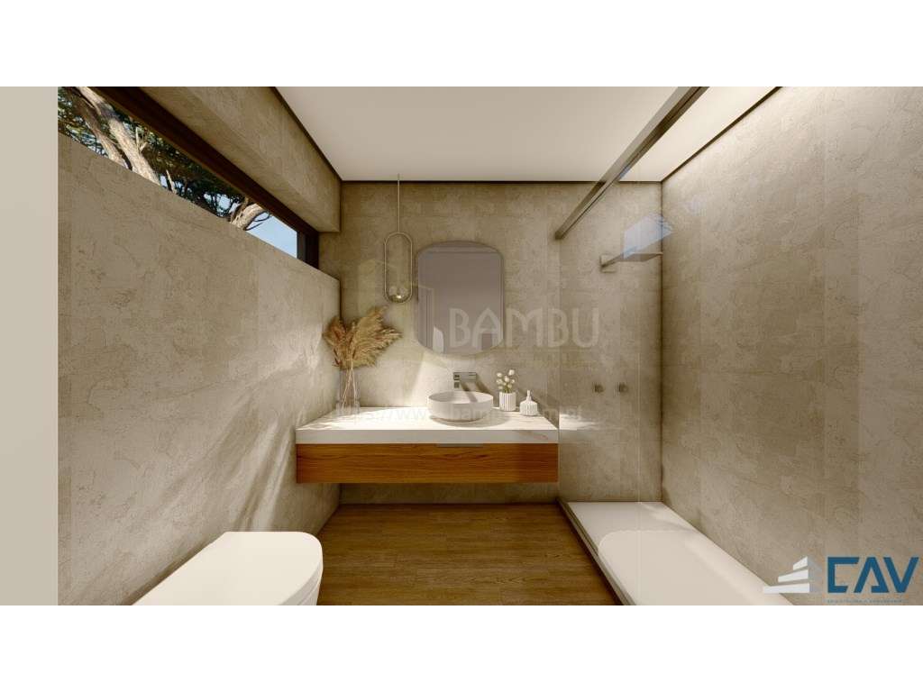 Moradia T3 de Arquitetura Moderna com Piscina - Em Construção-23