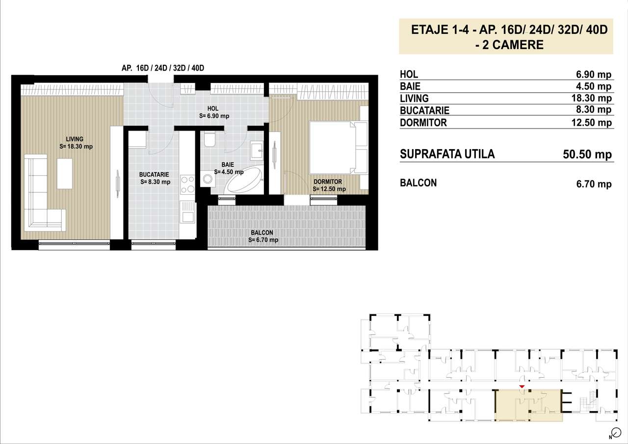 Super oferta la plata numerar - 2 camere decomandat - bloc nou Berceni - Imagine principală: 5/5
