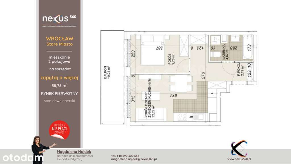 Mieszkania 2 pok.  - nowoczesne osiedle - Pełny obrazek: 3/16