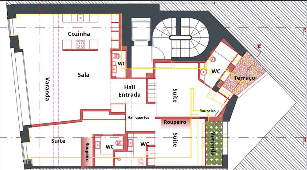 T3 Exclusivo | 3 Suítes | Varanda | Zona Histórica do Porto-19