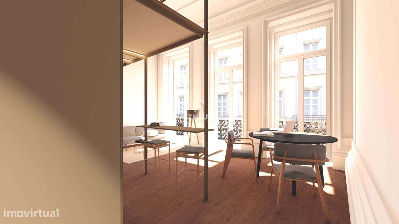 Apartamento T0 c/ mezanino  novo no coração da cidade do Porto na Zona - Grande imagem: 2/9