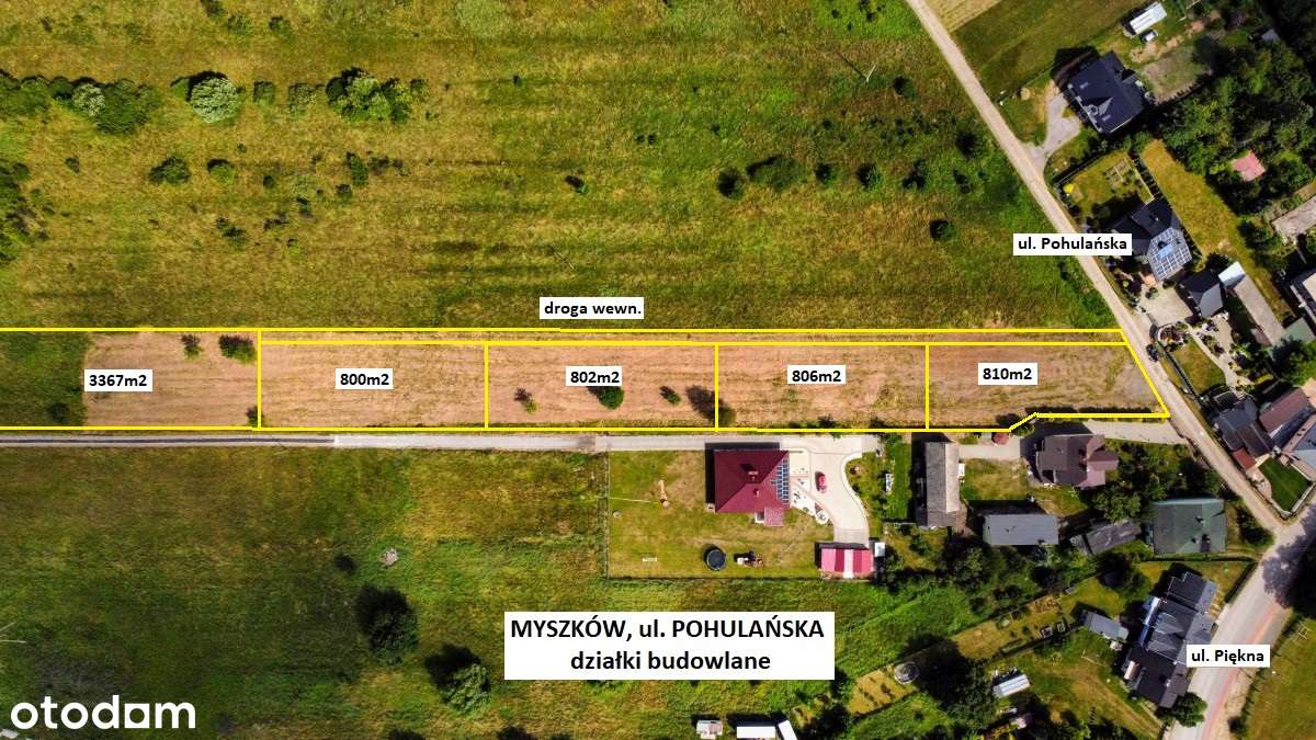 Sale - 10% Myszków działka budowlana (plan) 802m2 cena tylko 88.900zł-17