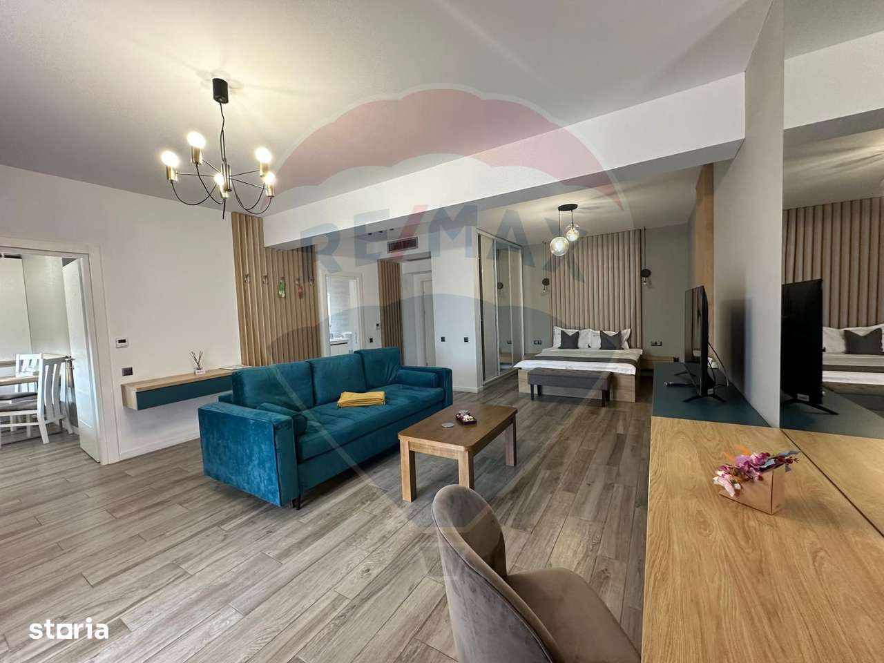 Apartament de lux cu 1 camera tip studio si parcare privata - Imagine principală: 2/5