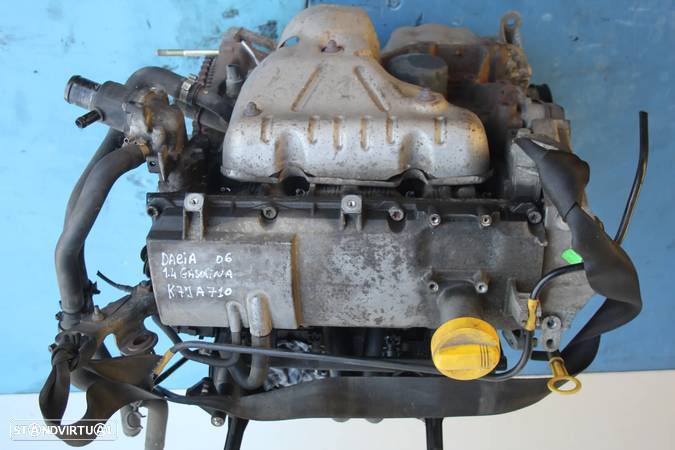 Motor Dacia Logan 1.4 Gasolina com referência K7J710 - 1