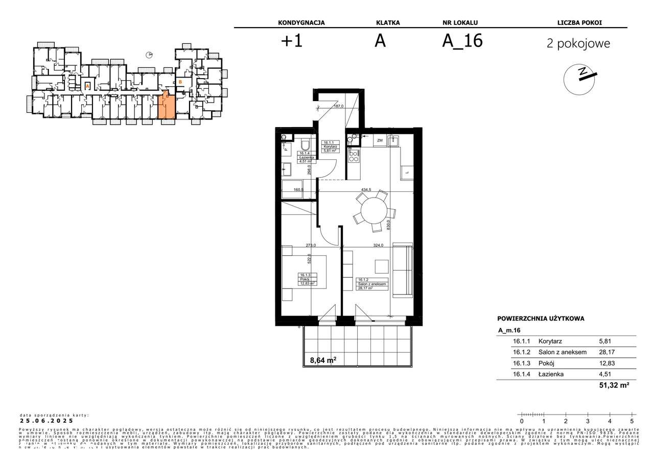 Wilkońskich 3 | mieszkanie 2-pok. | A_m.16 - Pełny obrazek: 2/7