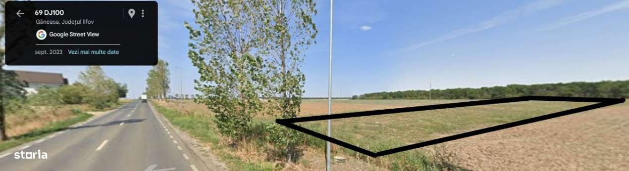 De vanzare 2700 mp teren intravilan/6.900 mp teren extravilan Ganeasa - Imagine principală: 4/4