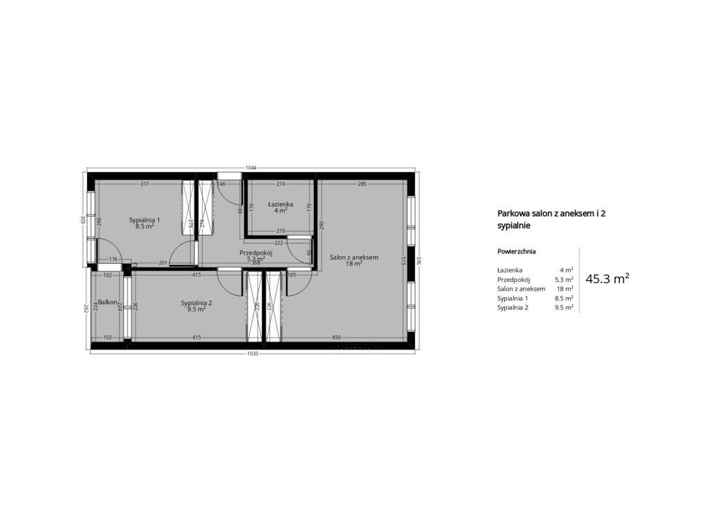 Rozkładowe 2 pok (możliwe 3) z balkonem blisko WSM-13