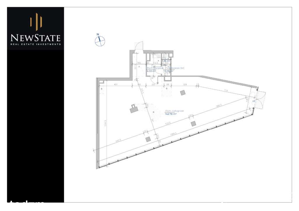 Lokal gastronomiczny | Dąbie, ul. Dąbska | 150 m2-8