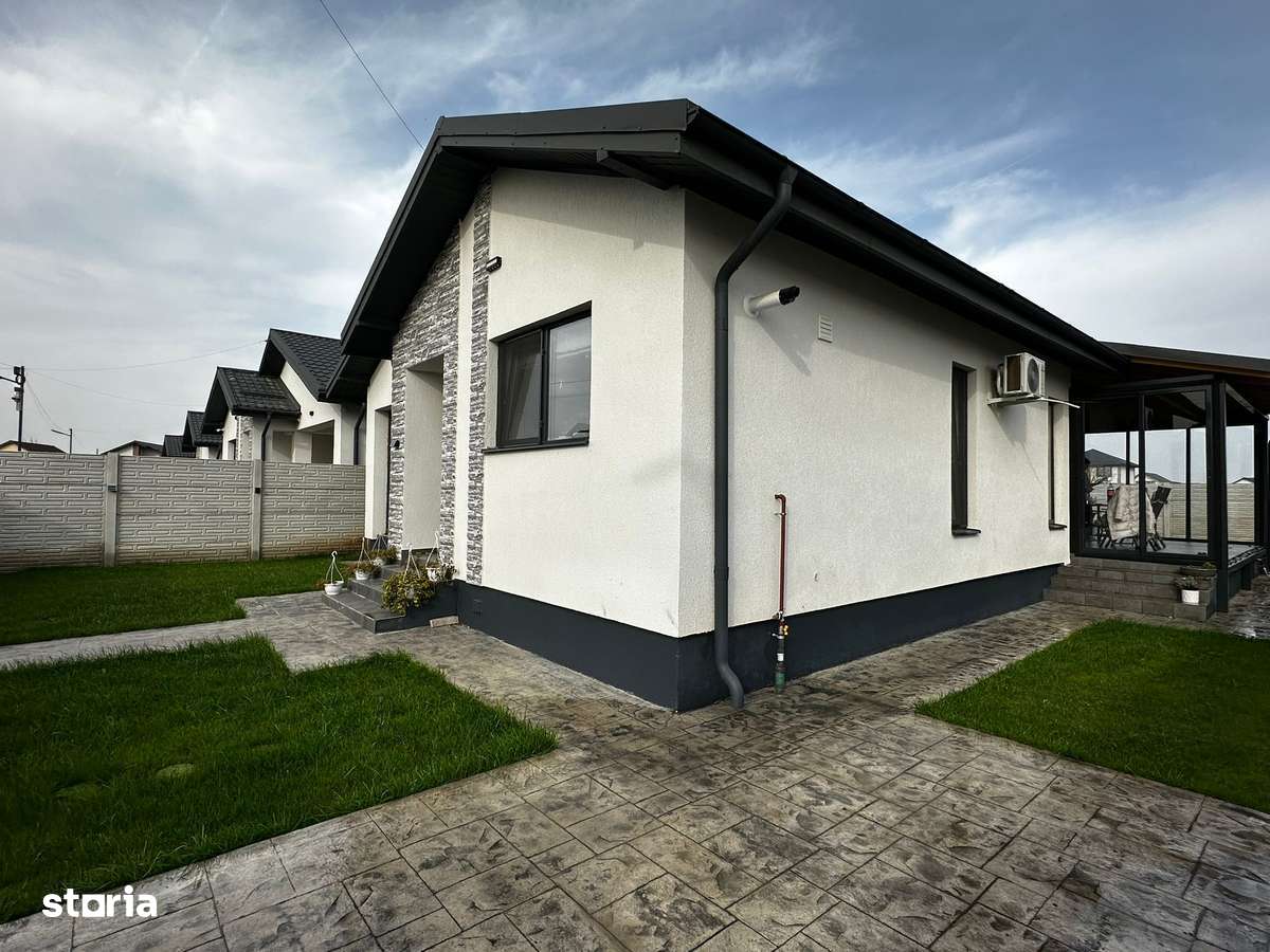 Casă modernă de vânzare| pe parter / Berceni Ilfov - 4 camere | 400 mp - Imagine principală: 2/19