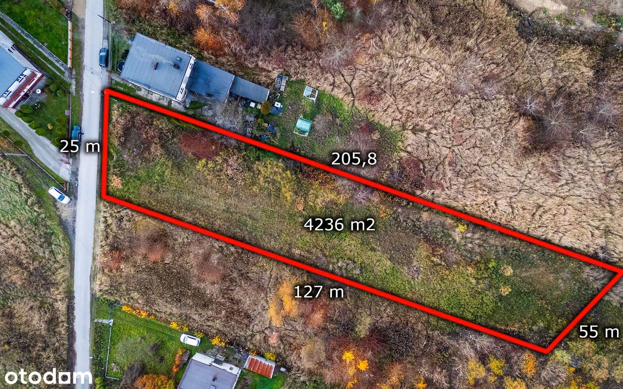 Działka budowlana położona przy DK86 | Sarnów. - Pełny obrazek: 4/4