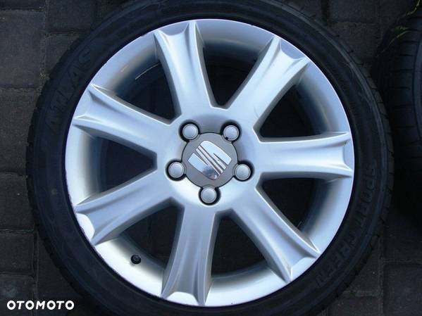 FELGI ALUMINIOWE ORYG.SEAT 17 CALI 5x112 ET54 BDB - 4