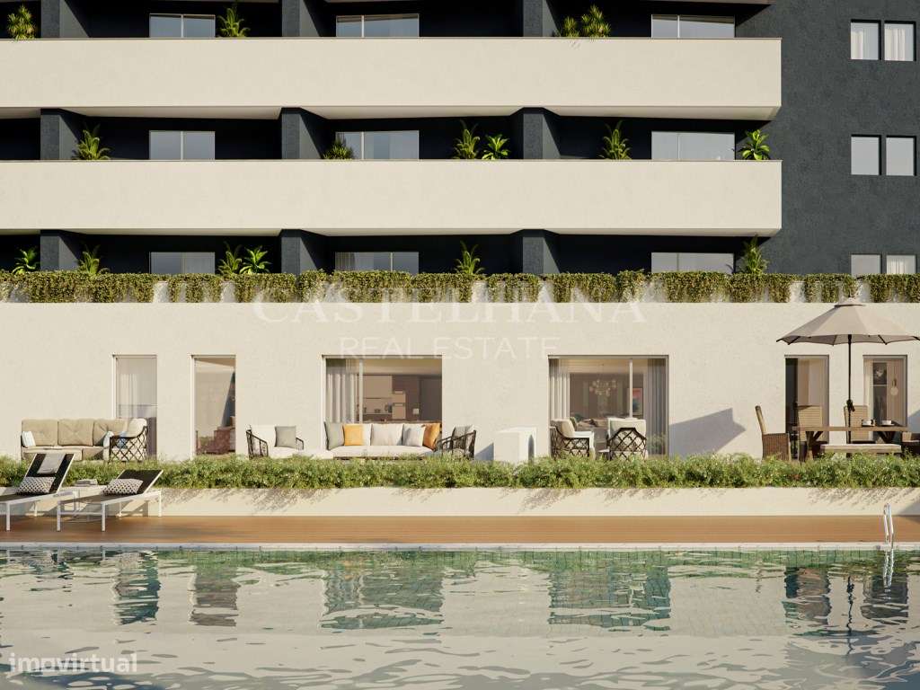 Apartamento T2 com varanda no mais recente condomínio no Porto - Grande imagem: 4/35