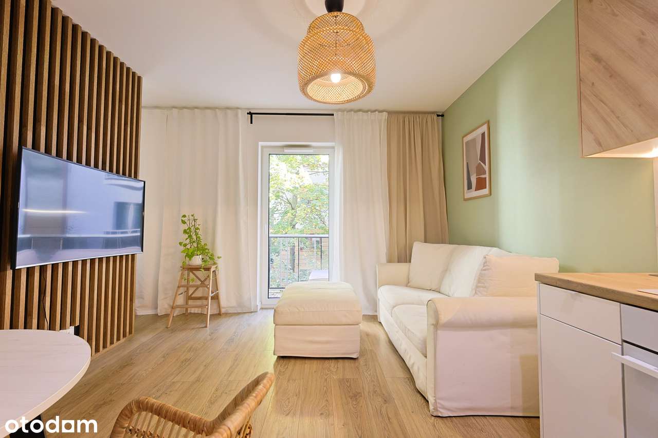 Kawalerka z sypialnią, 31,76m2, garaż, balkon, ul. Grabiszyńska-2