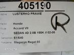 LUSTERKO PRAWE HONDA ACCORD VII (CL, CN) 2003 - 2012 2.0 (CL7) 114 kW [155 KM] benzyna 2003 - 2008 - 8