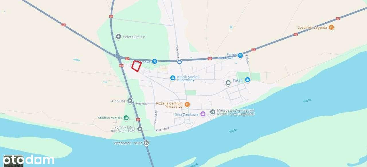 Wyszogród działka 0,5ha uzbrojona: prąd woda budowlana pod inwestycje. - Pełny obrazek: 4/15