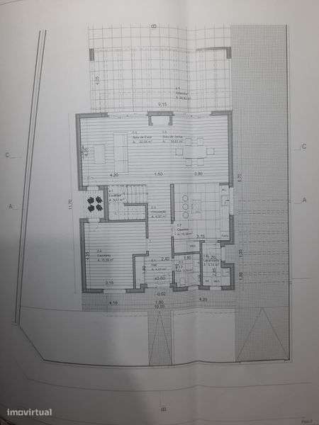 Terreno para Construção com Projeto Aprovado – Moradia V4 com Piscina - Grande imagem: 4/9