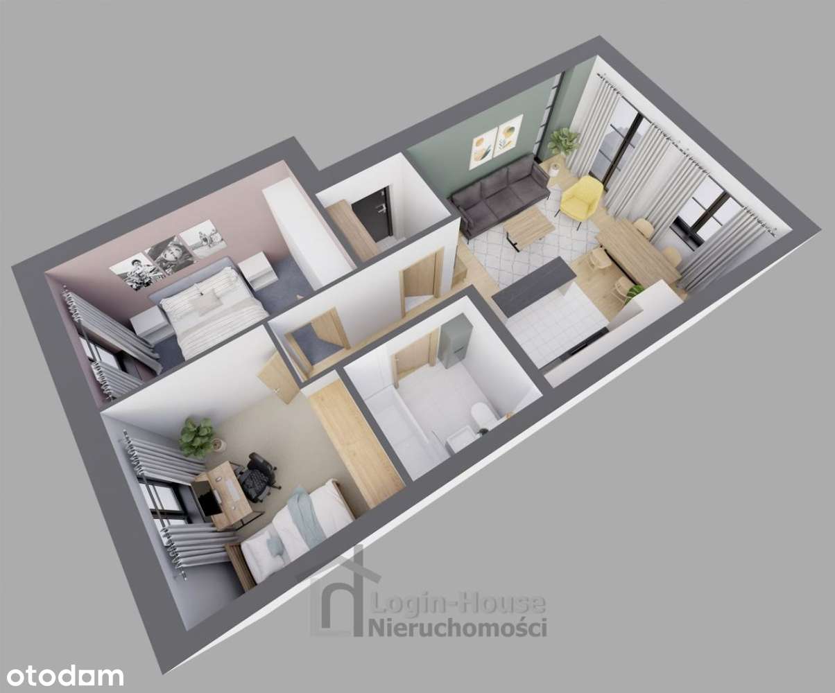 Mieszkanie z balkonem do wykończenia! - Pełny obrazek: 5/13