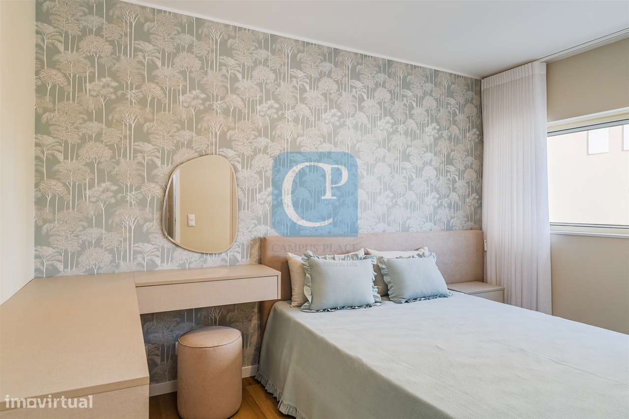 Apartamento T2 mobilado em condomínio fechado, Ramalde, Porto-12