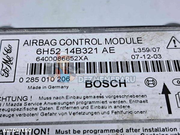 Calculator airbag LAND ROVER Freelander 2 (FA) [Fabr 2006-2014] 6H52-14B321-AE - 2