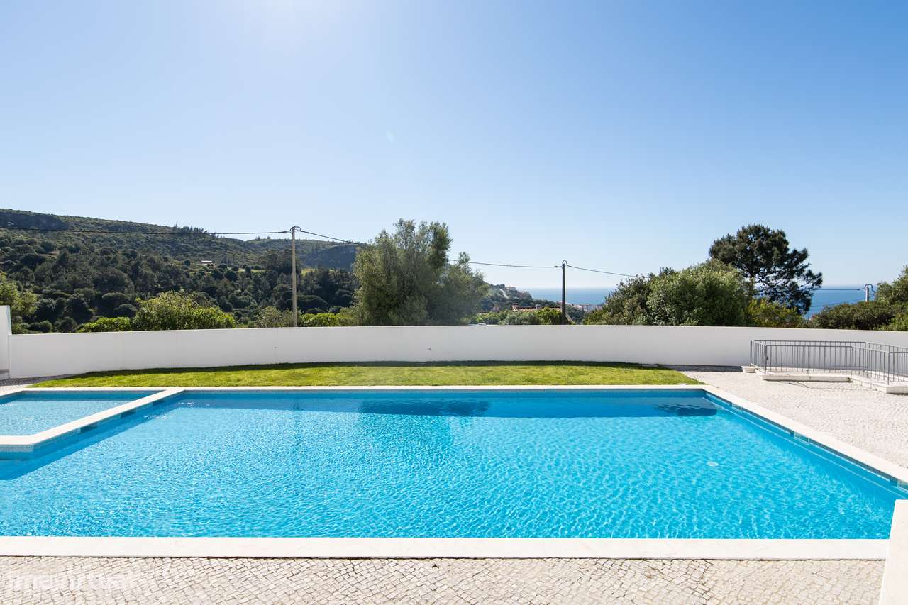 Apartamento T2 logradouro piscina vista mar e vila Sesimbra - Grande imagem: 3/48