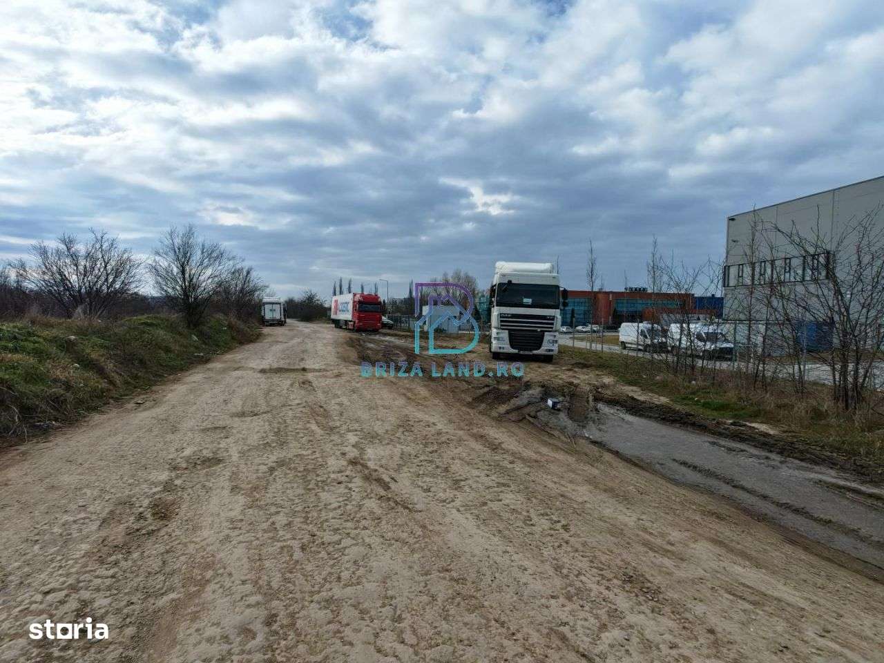 Straulesti, Aeroportului, teren 4000mp, deschidere 27.8m - Imagine principală: 5/7