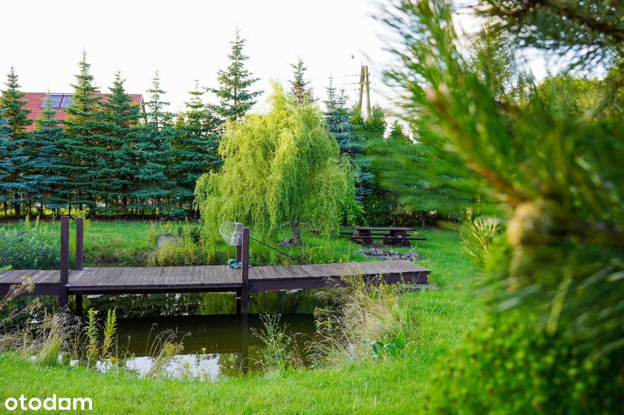 Dom z prywatnym stawem  Zajezierze - przedmieścia Sztumu!-16