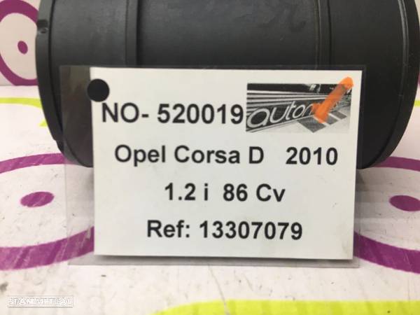 Medidor de Massa de Ar Opel Corsa D 1.2 i 86 Cv de 2010 - Ref: 13307079 - NO520019 - 3