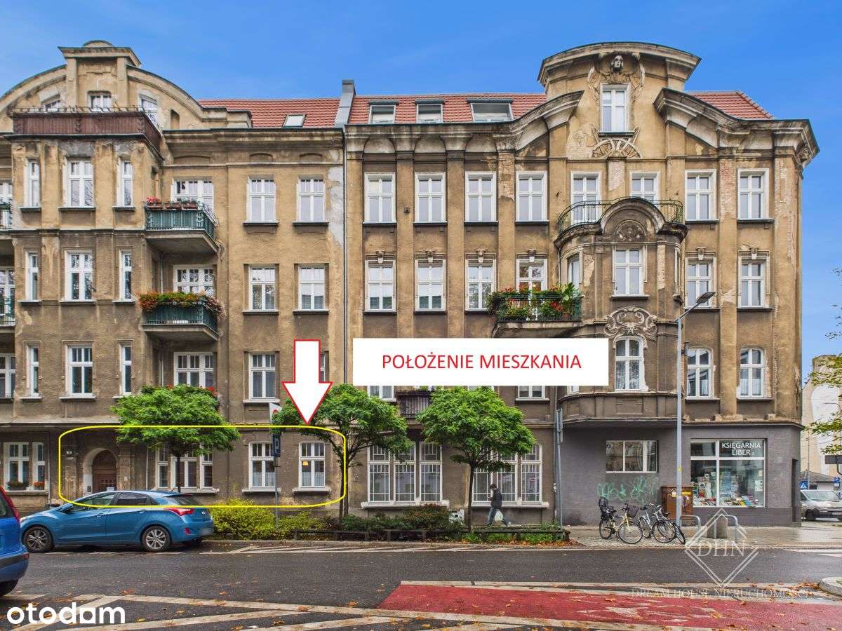 Parterowe, ciche mieszkanie w centrum Jeżyc - Pełny obrazek: 4/19