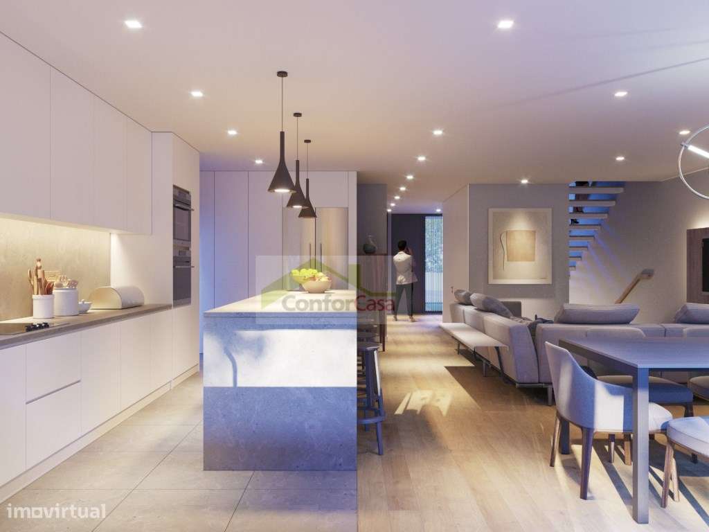 Moradias Luxuosas Novas T3 em Palmeira - Braga, com Jardim e Suítes-15