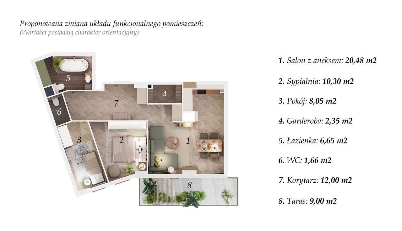 Ostatni duży lokal z tarasem - zamknięte osiedle-1