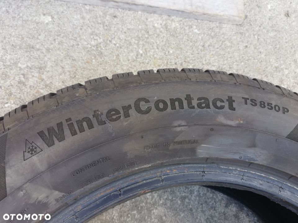 OPONY ZIMOWE 4SZT CONTINENTAL WINTER CONTACT TS850P 225/65 R17 2018R 6,3MM - 6